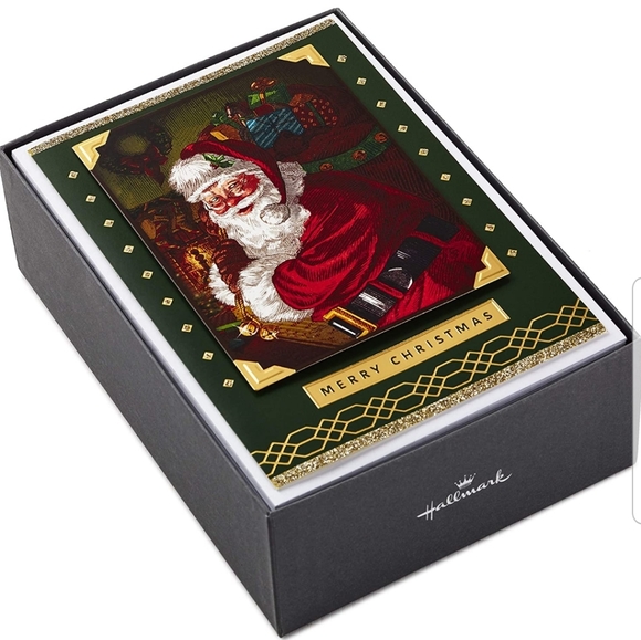 Hallmark "Christmas in Evergreen" Santa Claus Cards - Picture 2 of 9